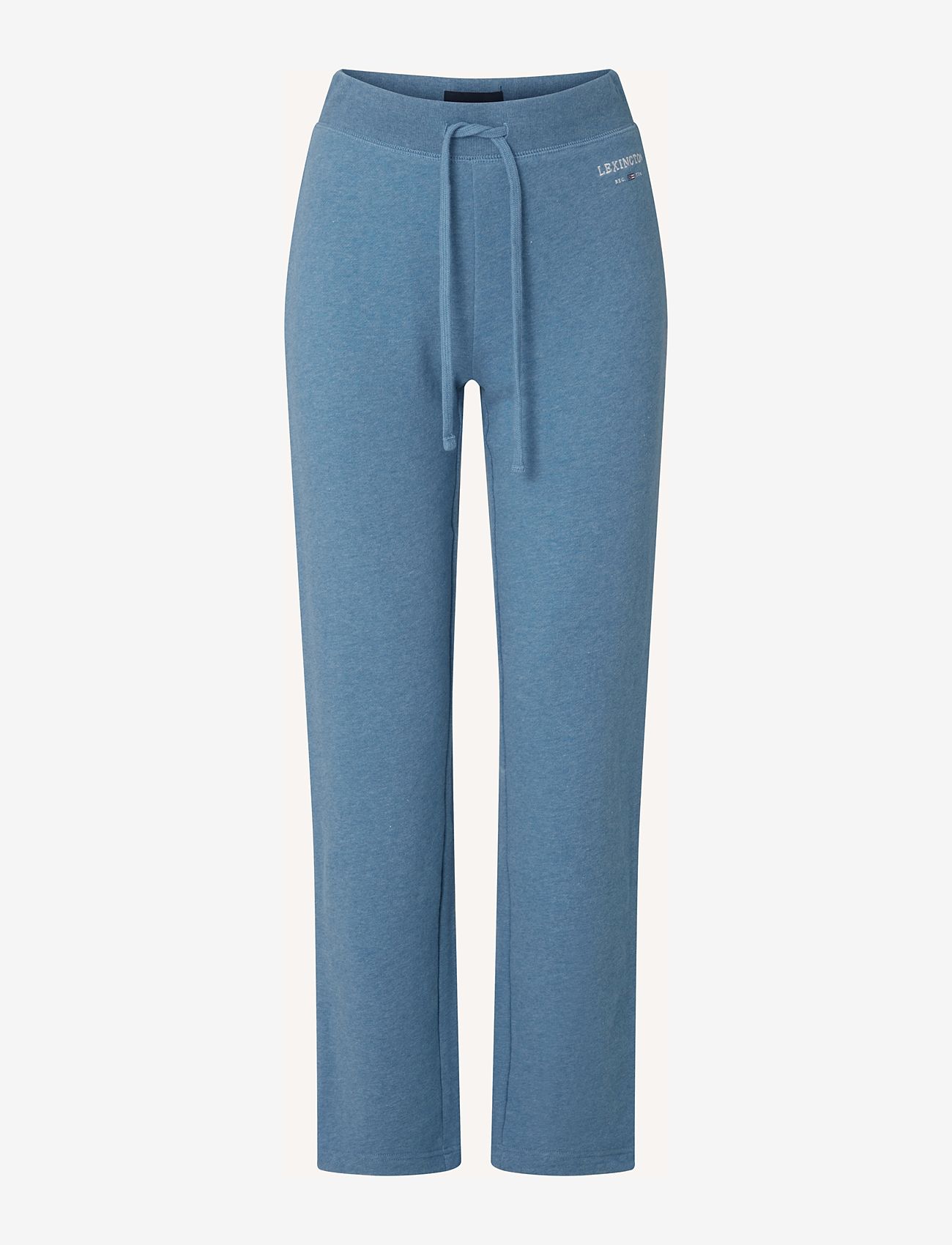 Lexington Clothing - Jenna Jersey Pants - apakšējais apģērbs - blue melange - 0