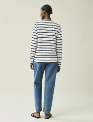 Lexington Clothing - Micaela Long Sleeve Tee - t-shirts & tops - blue/white stripe - 2