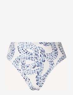 Sara High-Waisted Printed Bikini Bottom, Lexington Clothing