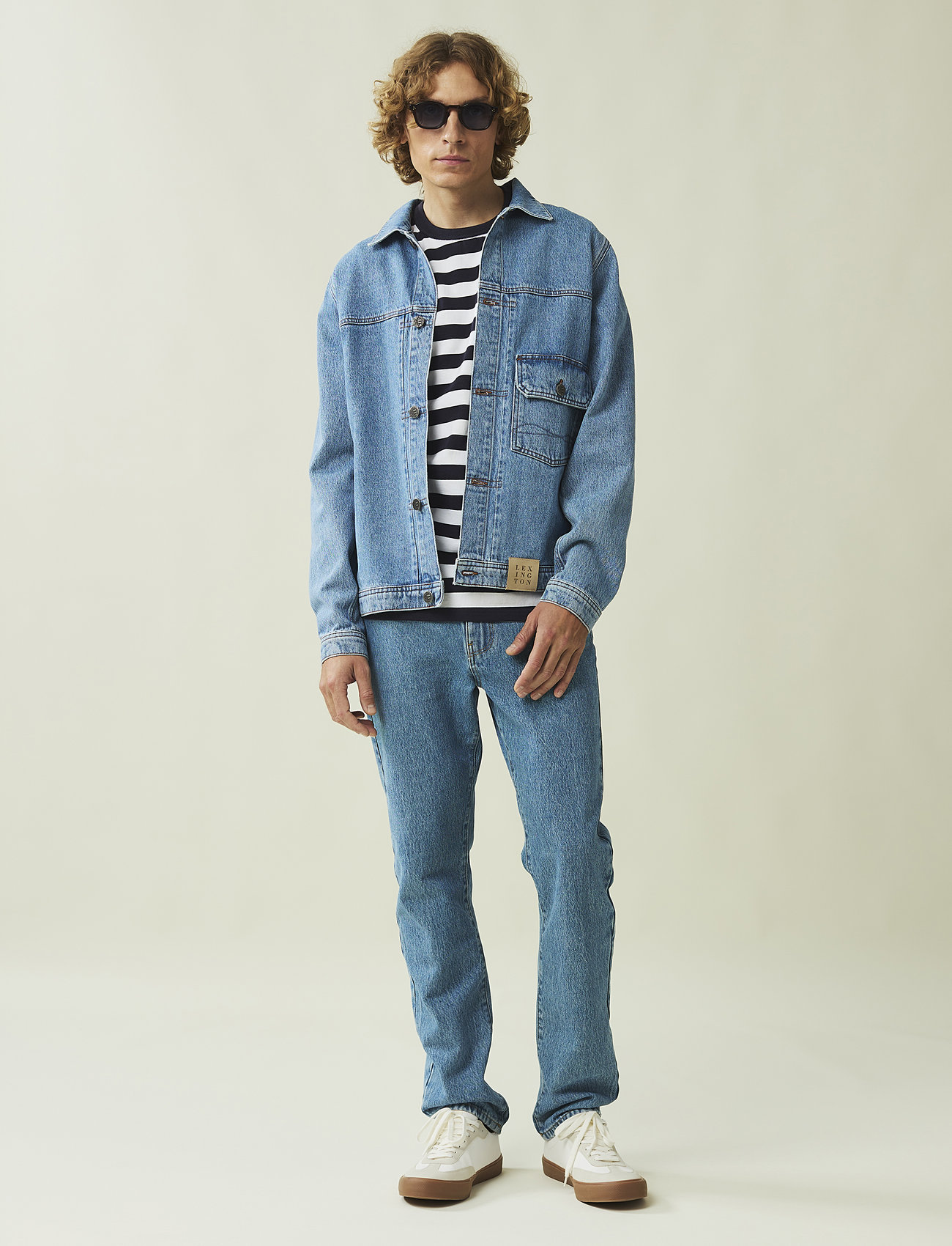 Lexington Clothing - Trucker Denim Jacket - vårjakker - lt blue denim - 1