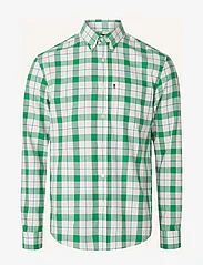 Lexington Clothing - Casual Flannel Check B.D Shirt - ternede skjorter - green/white check - 1