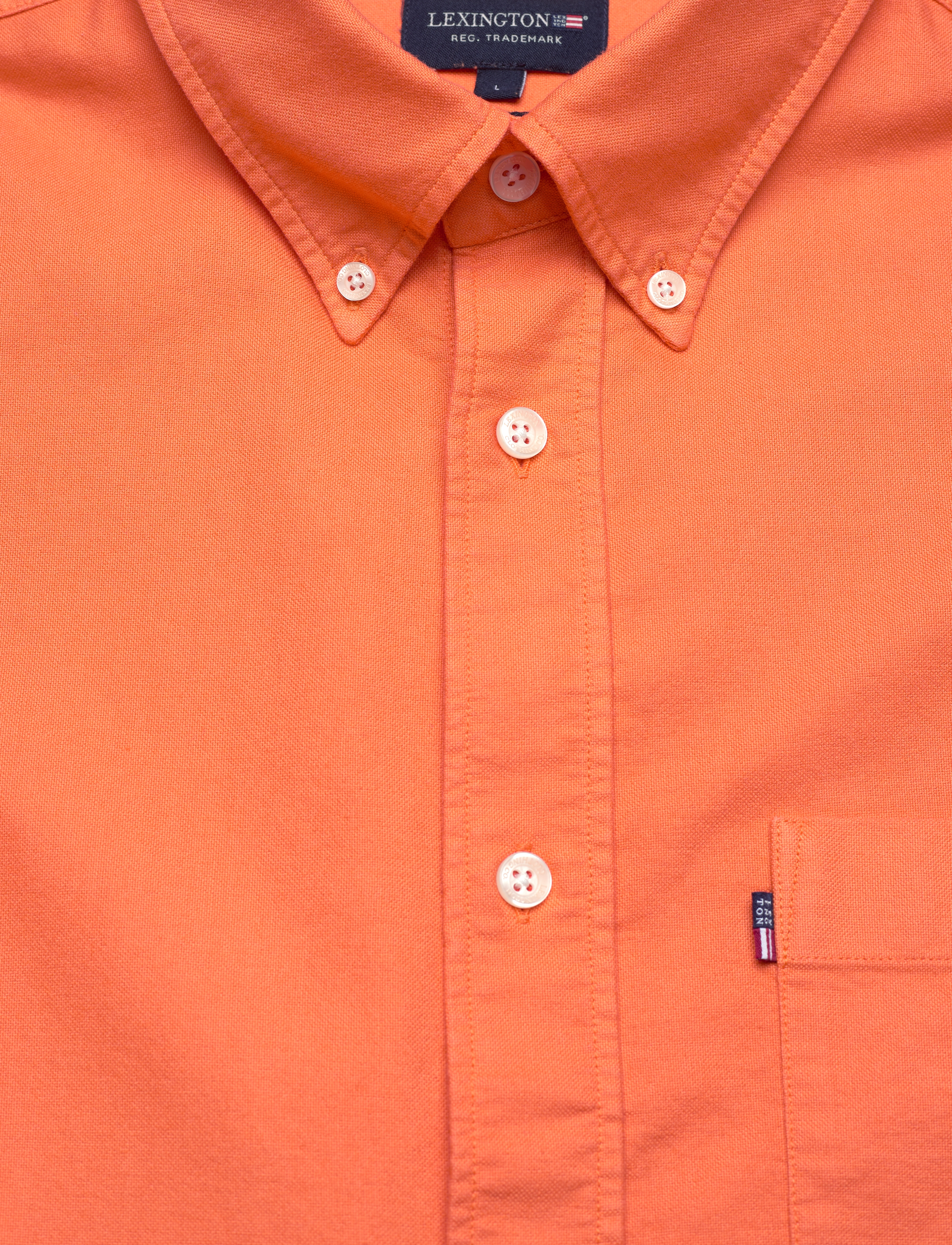 Lexington Clothing - Casual Oxford B.D Shirt - orange - 2