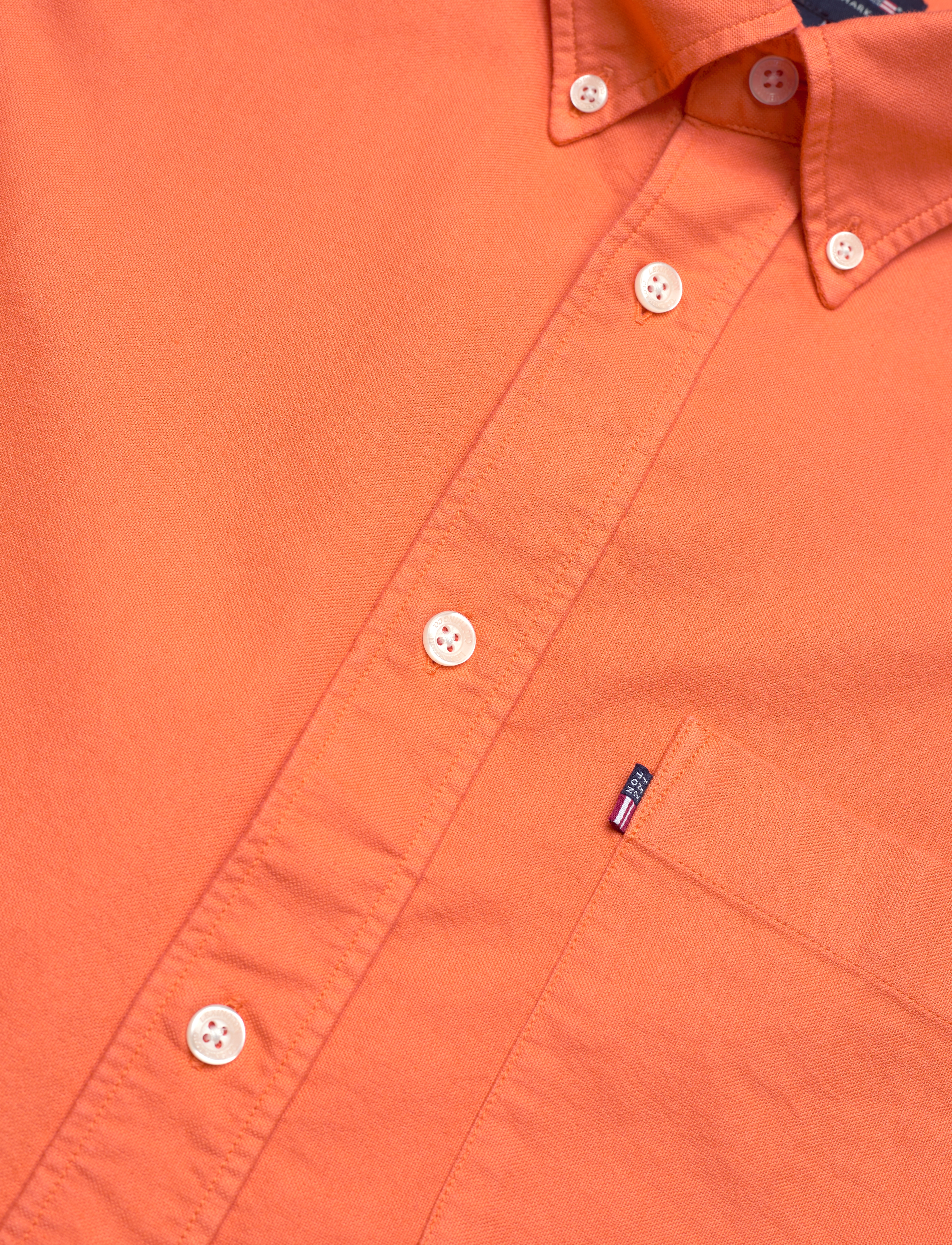 Lexington Clothing - Casual Oxford B.D Shirt - orange - 3