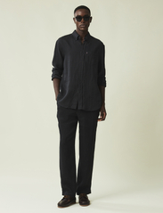 Lexington Clothing - Casual Linen Shirt - hørskjorter - black - 1