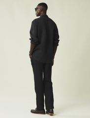 Lexington Clothing - Casual Linen Shirt - linnen overhemden - black - 2