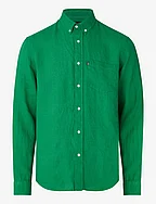 Casual Linen Shirt - GREEN