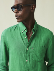 Lexington Clothing - Casual Linen Shirt - pellavakauluspaidat - green - 3