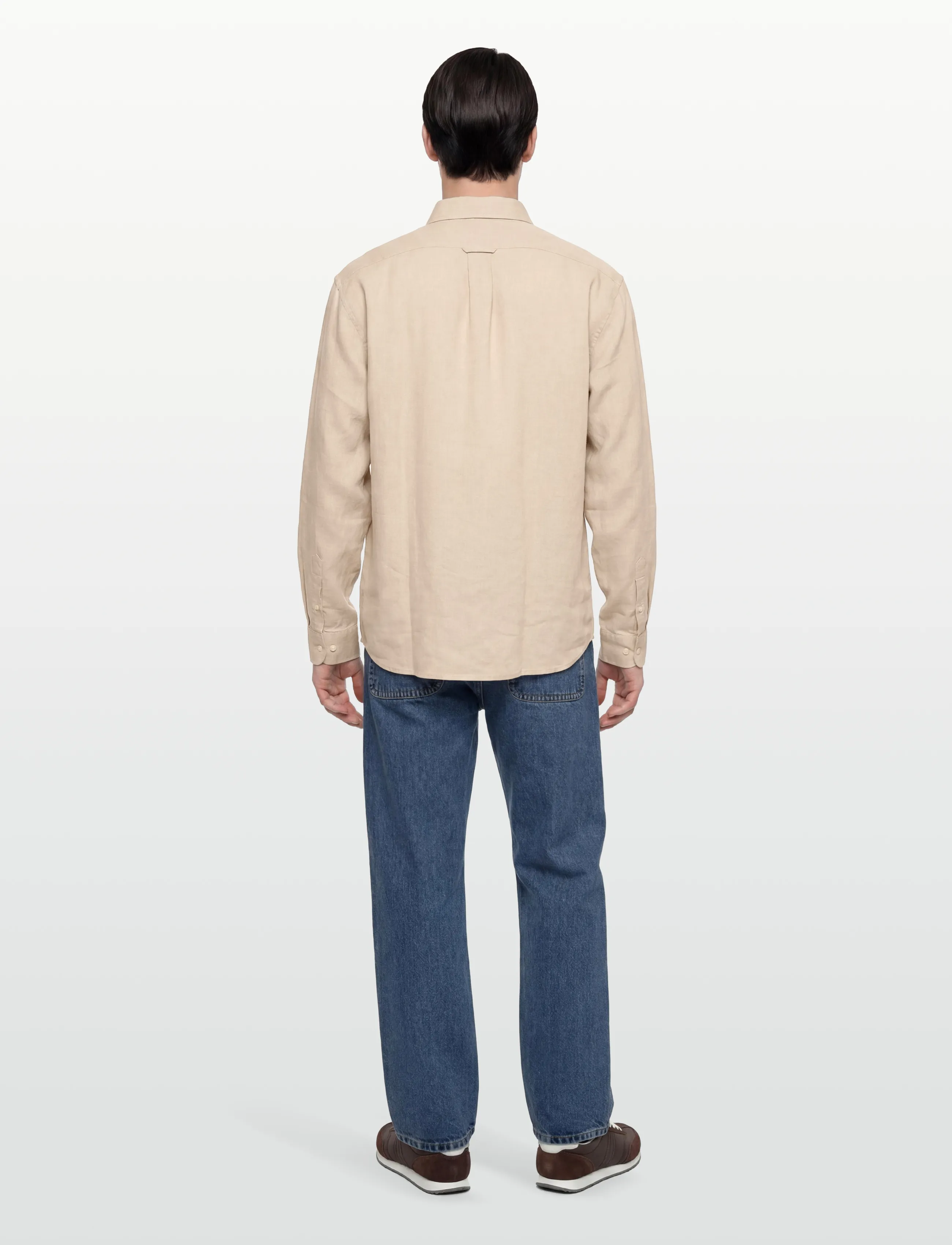 Lexington Clothing - Casual Linen Shirt - light beige - 4