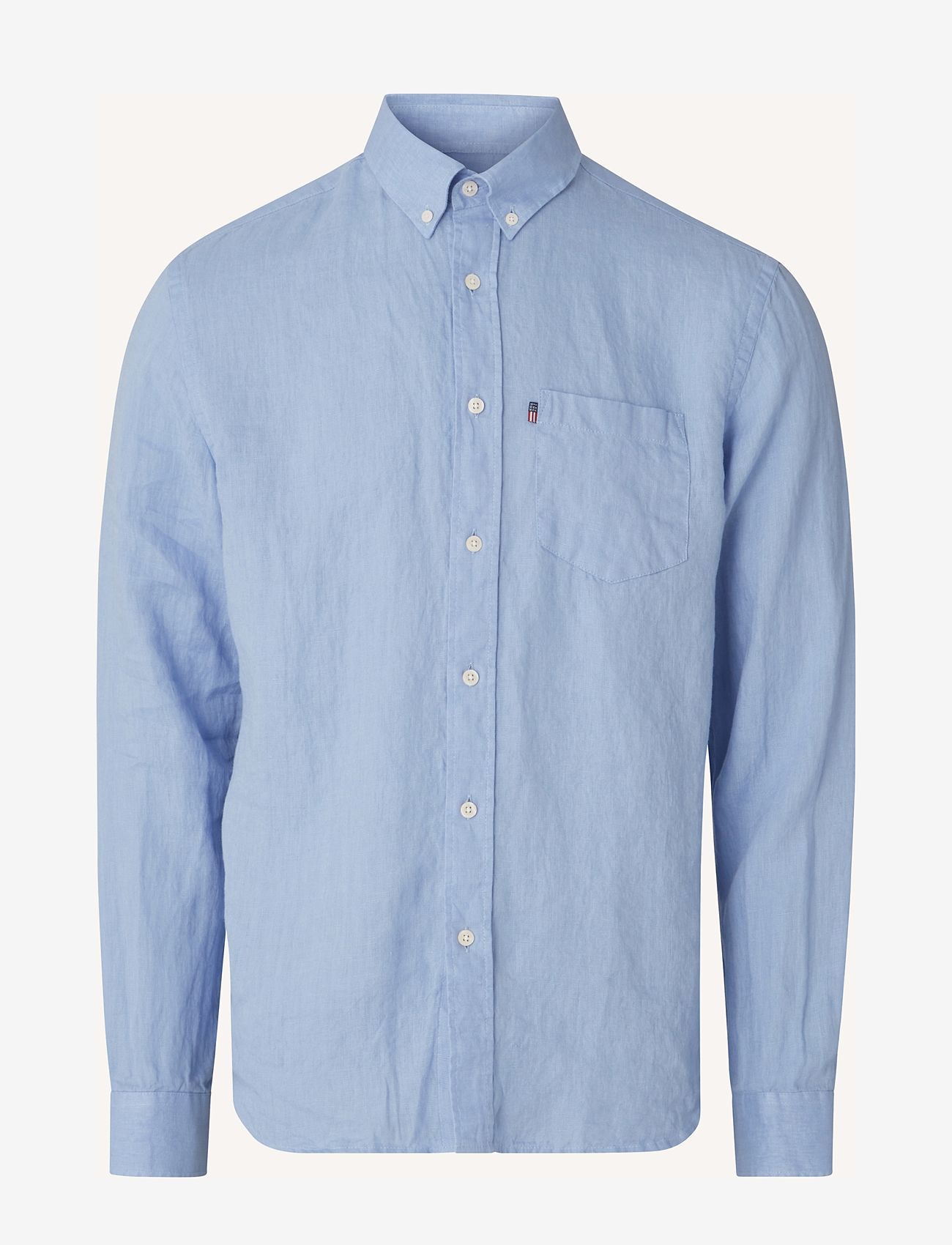 Lexington Clothing - Casual Linen Shirt - pellavakauluspaidat - light blue - 0