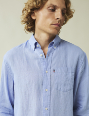 Lexington Clothing - Casual Linen Shirt - hørskjorter - light blue - 3
