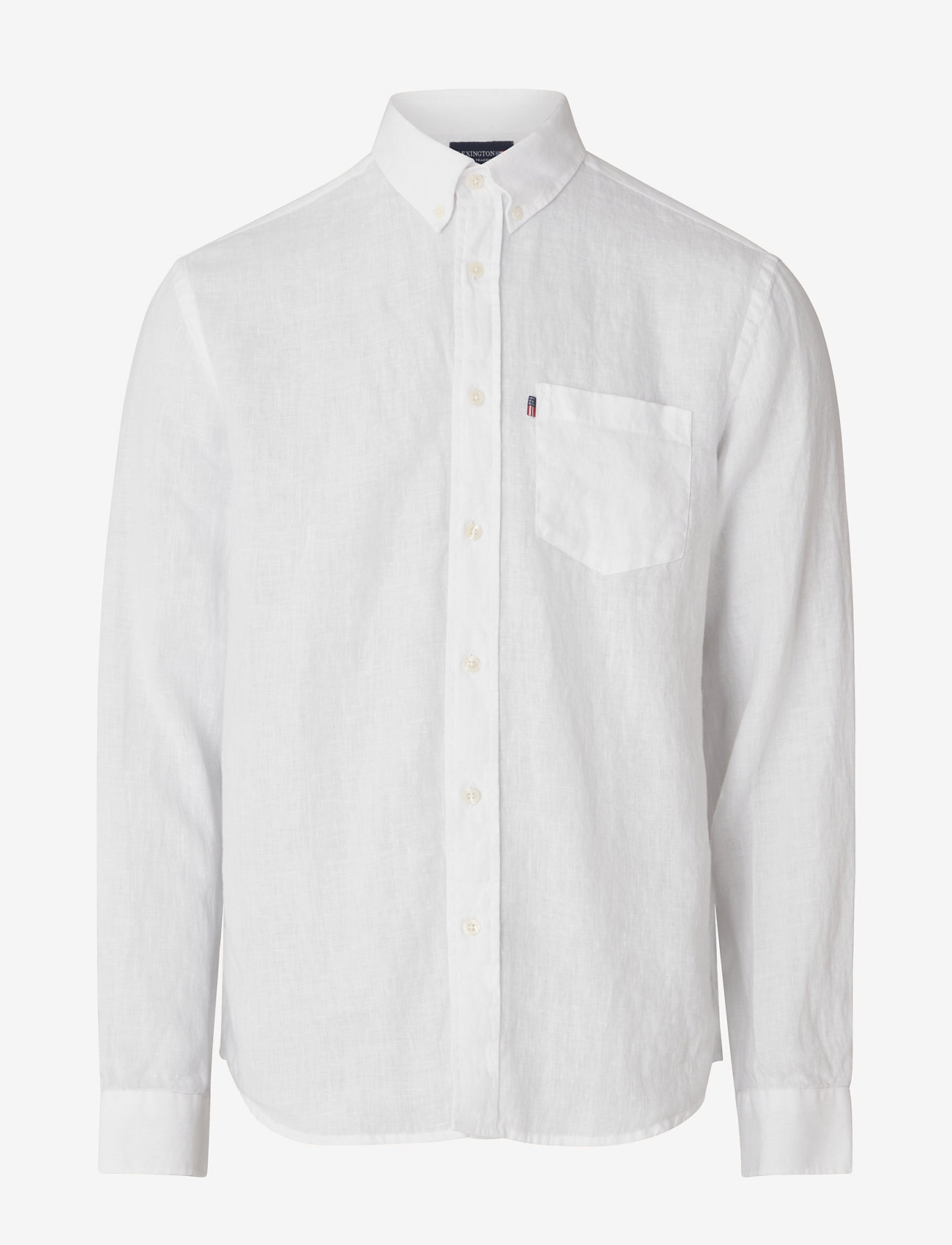 Lexington Clothing - Casual Linen Shirt - hørskjorter - white - 0