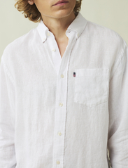 Lexington Clothing - Casual Linen Shirt - pellavakauluspaidat - white - 3