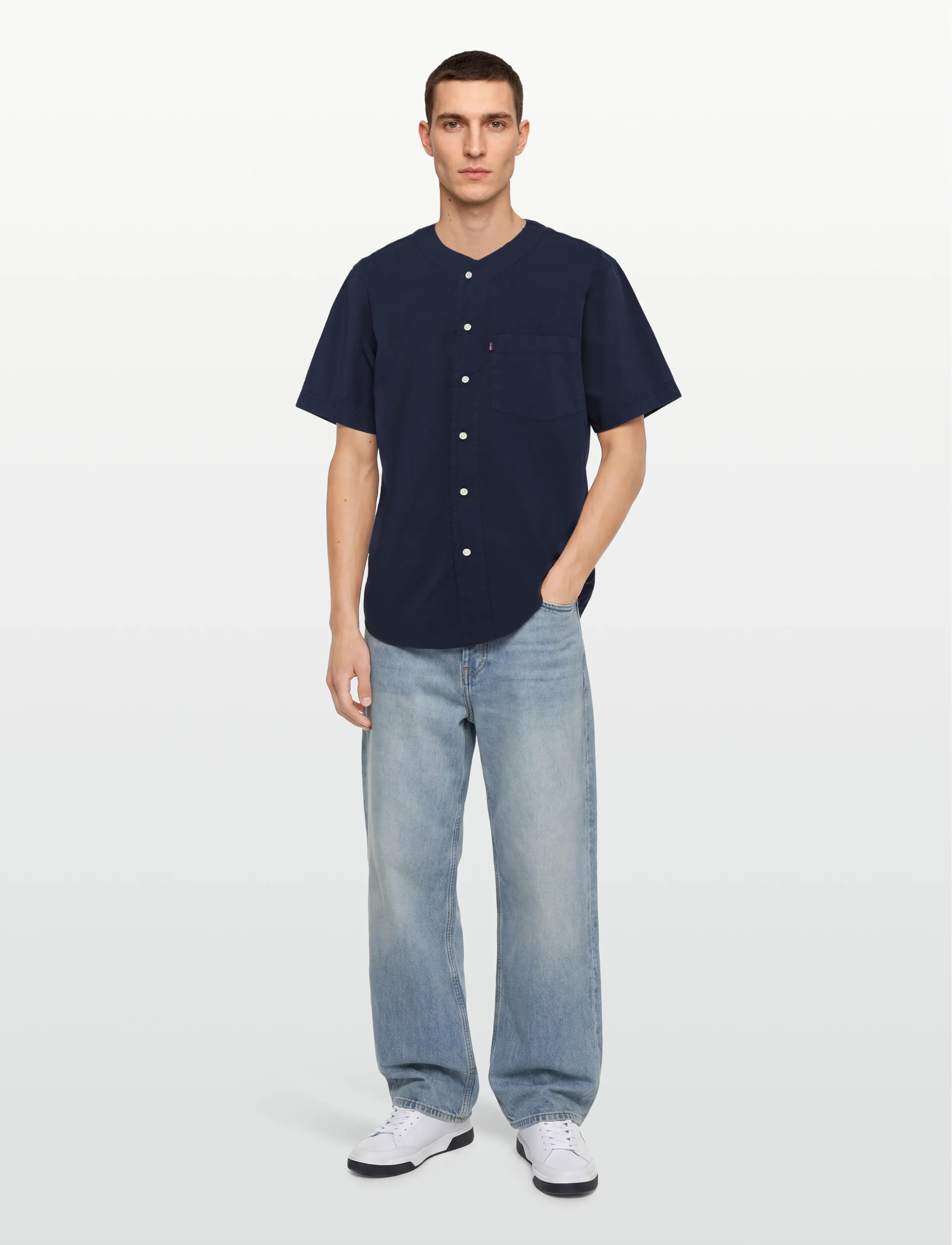 Lexington Clothing - Babe Baseball Shirt - casual skjorter - dark blue - 0