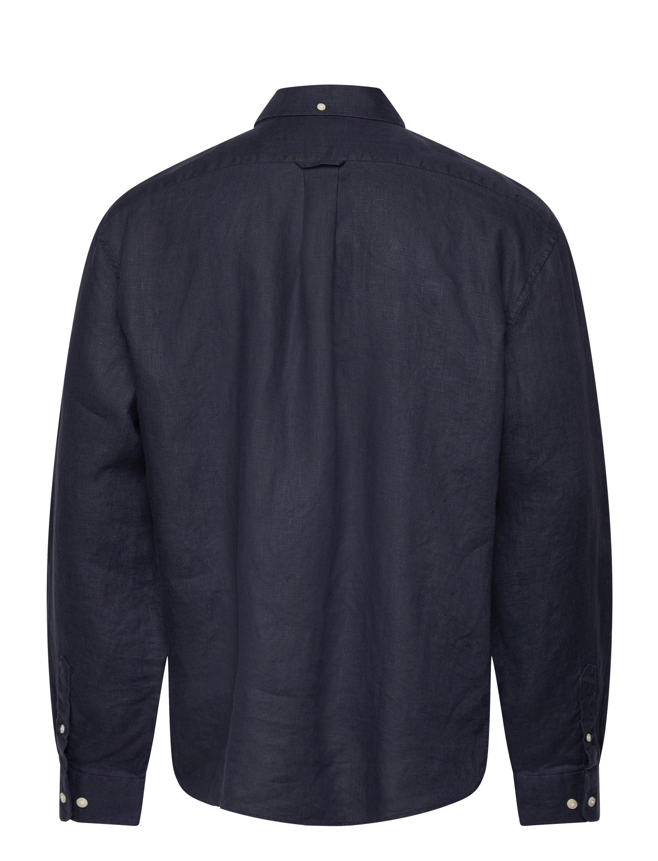 Lexington Clothing - Paul Linen Pull Over Shirt - dark blue - 1