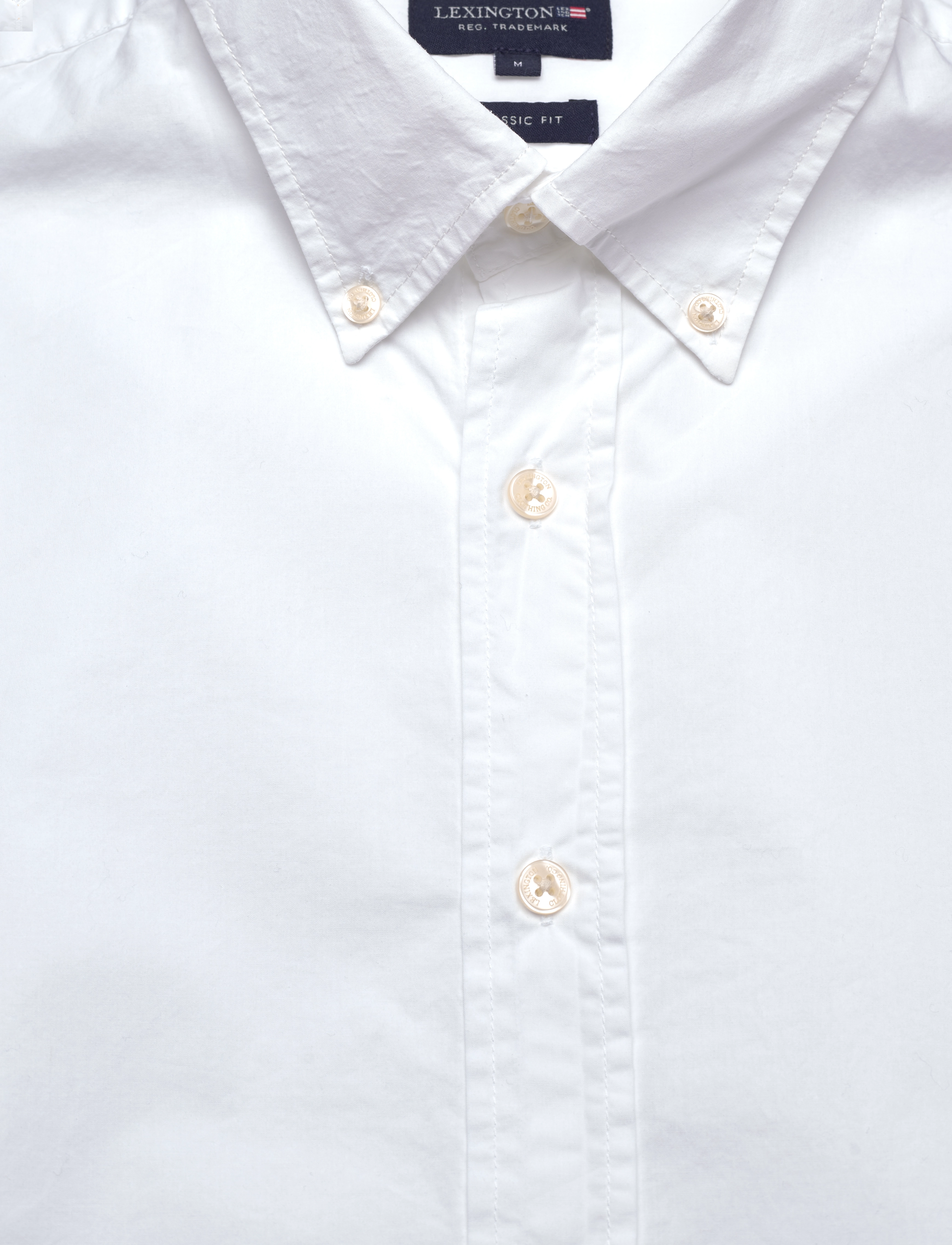 Lexington Clothing - Classic Poplin SC Shirt - white - 2