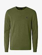 Bradley Cotton Crew Sweater - GREEN