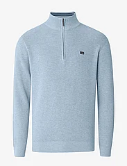 Lexington Clothing - Clay Cotton Half-Zip Sweater - vyrams - light blue - 1