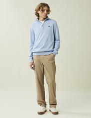 Lexington Clothing - Clay Cotton Half-Zip Sweater - mænd - light blue - 2