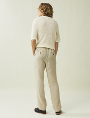 Lexington Clothing - Tim Boucle Polo Shirt - vyrams - offwhite stripe - 3