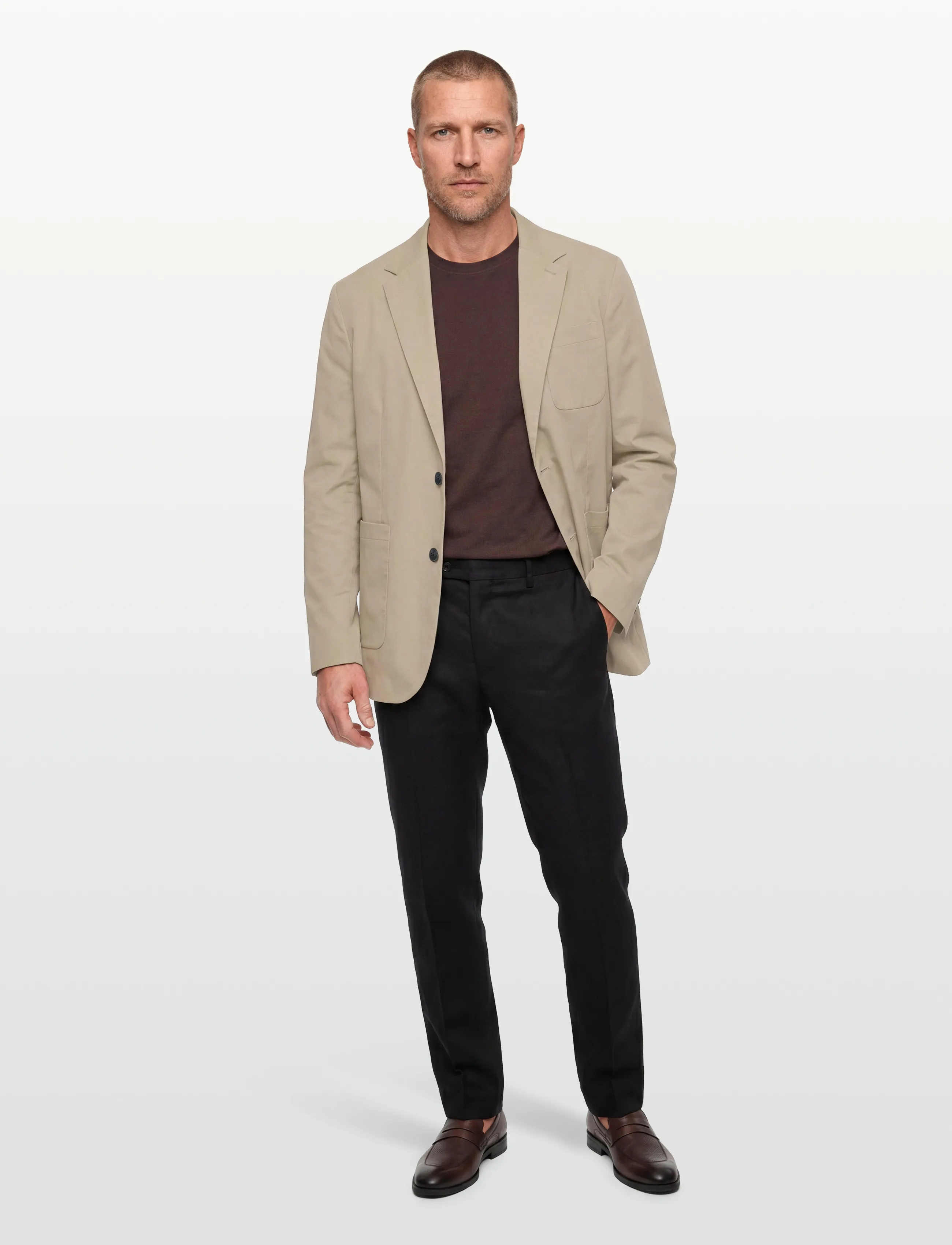 Lexington Clothing - Marty Cotton Sportscoat - enkeltradede blazere - light beige - 0