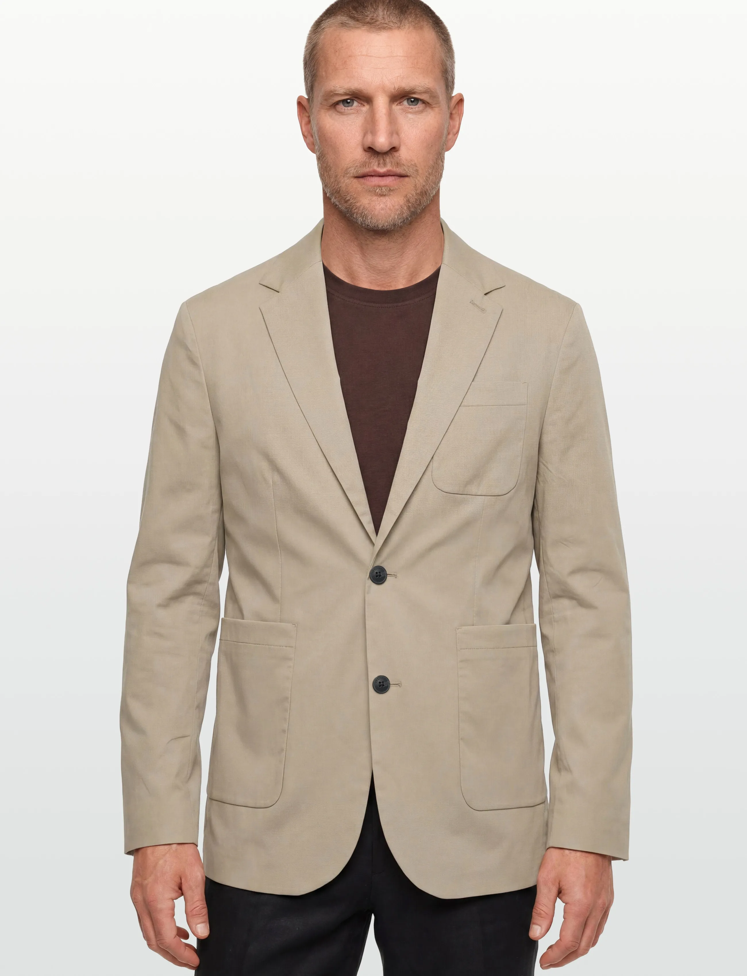 Lexington Clothing - Marty Cotton Sportscoat - enkeltradede blazere - light beige - 3
