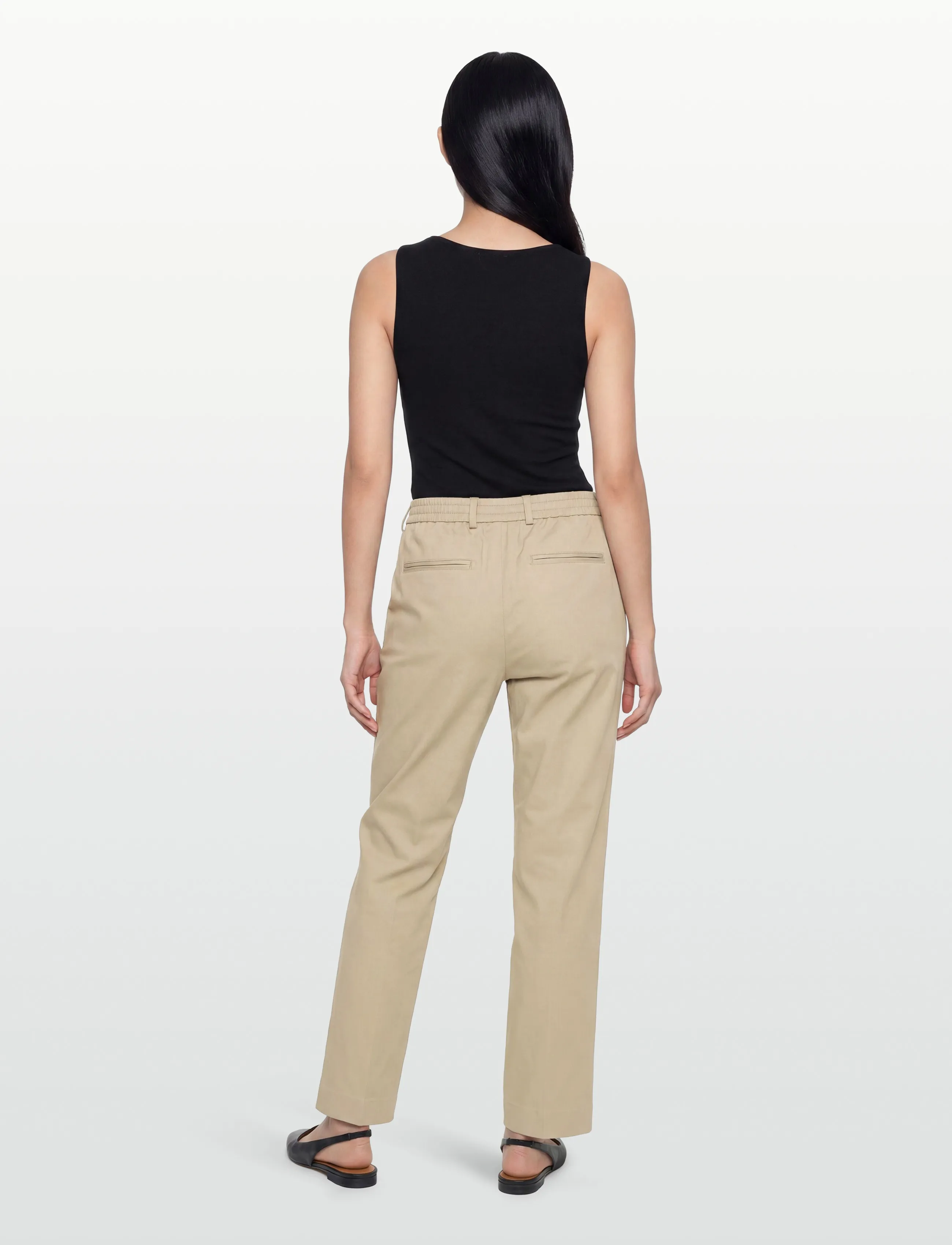 Lexington Clothing - Marvin Cotton Slacks - casual bukser - light beige - 4