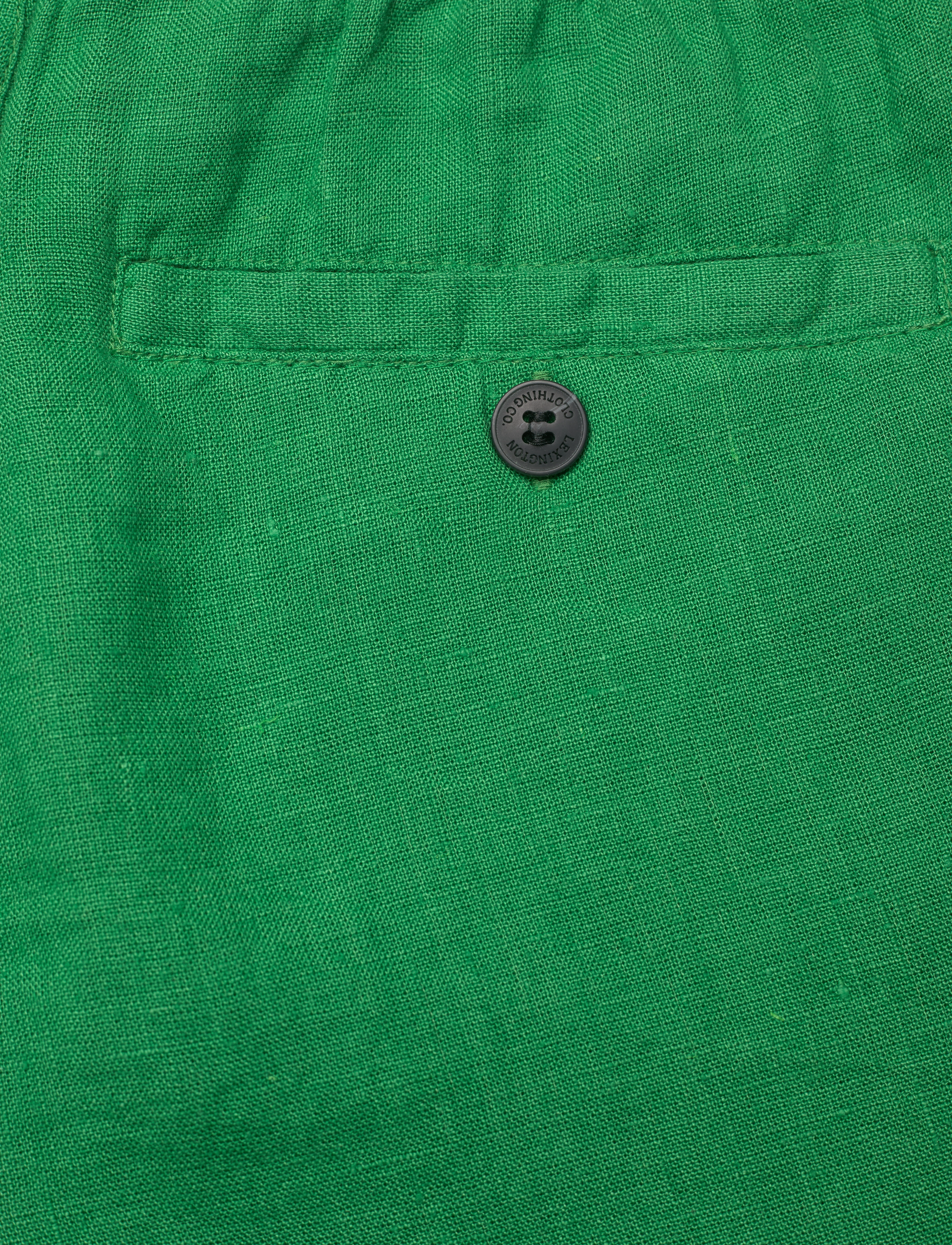 Lexington Clothing - Casual Linen Shorts - green - 4