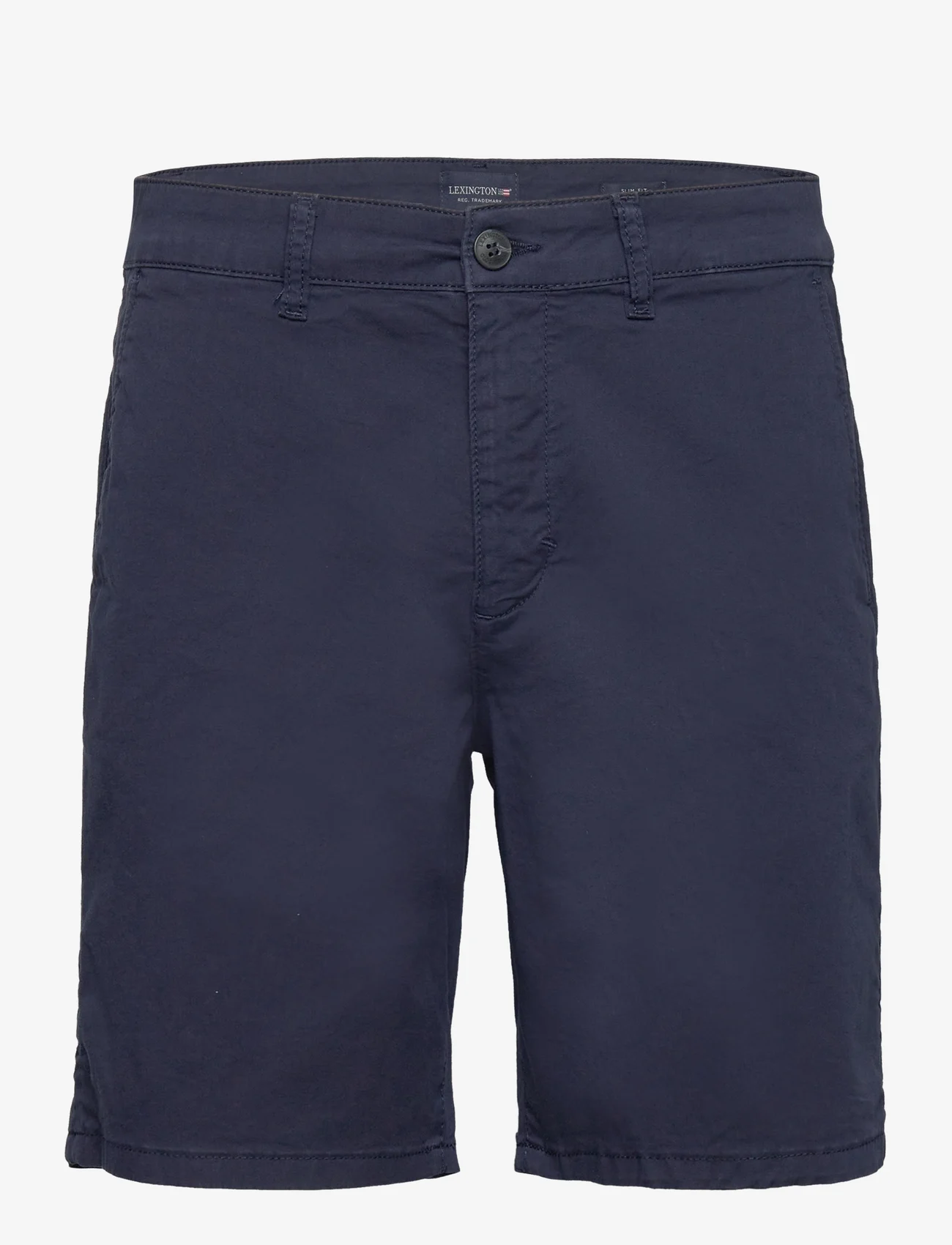 Lexington Clothing - Gavin Cotton Shorts - chinos shorts - dark blue - 0