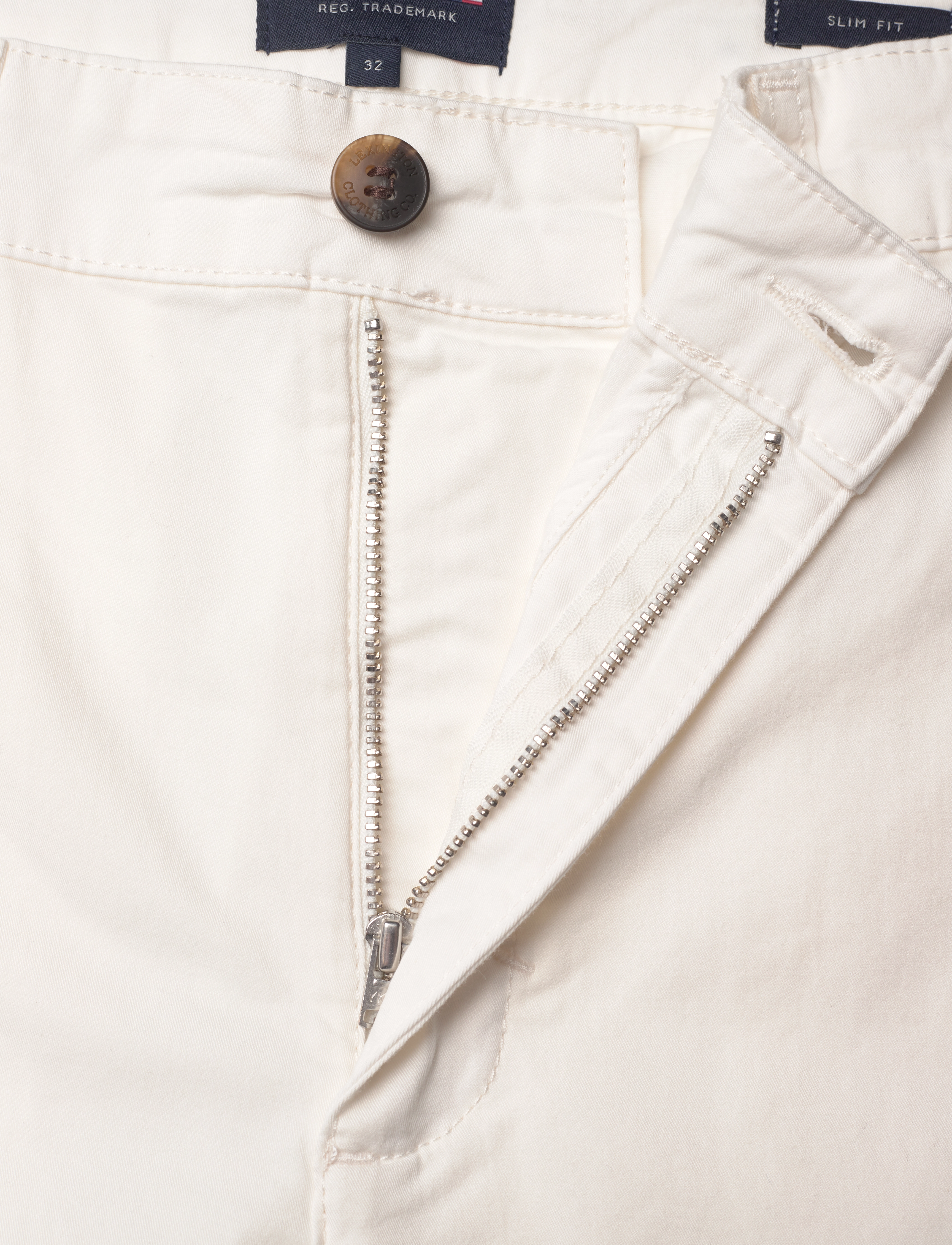 Lexington Clothing - Gavin Cotton Shorts - chinos shorts - offwhite - 3