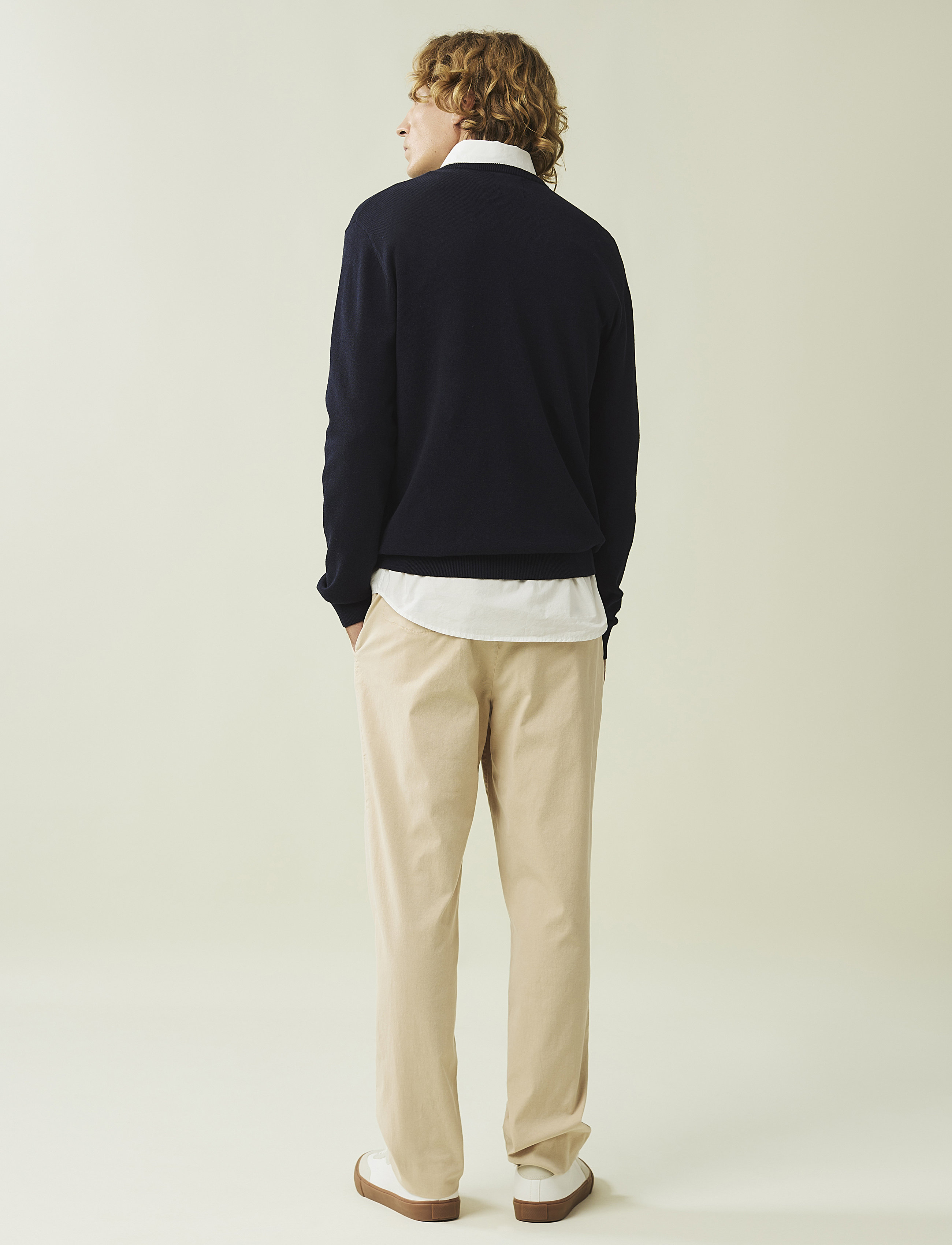 Lexington Clothing - Classic Elasticated Pants - light beige - 3