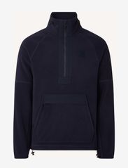 Lexington Clothing - Nate Fleece Anorak - mid layer jackets - dark blue - 0