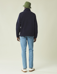 Lexington Clothing - Nate Fleece Anorak - mid layer jackets - dark blue - 2