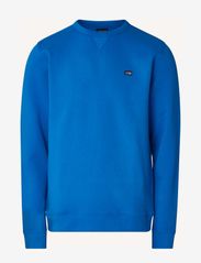 Matteo Organic Cotton Crew Sweatshirt - BLUE