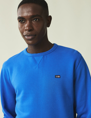 Lexington Clothing - Matteo Organic Cotton Crew Sweatshirt - svetarit - blue - 3