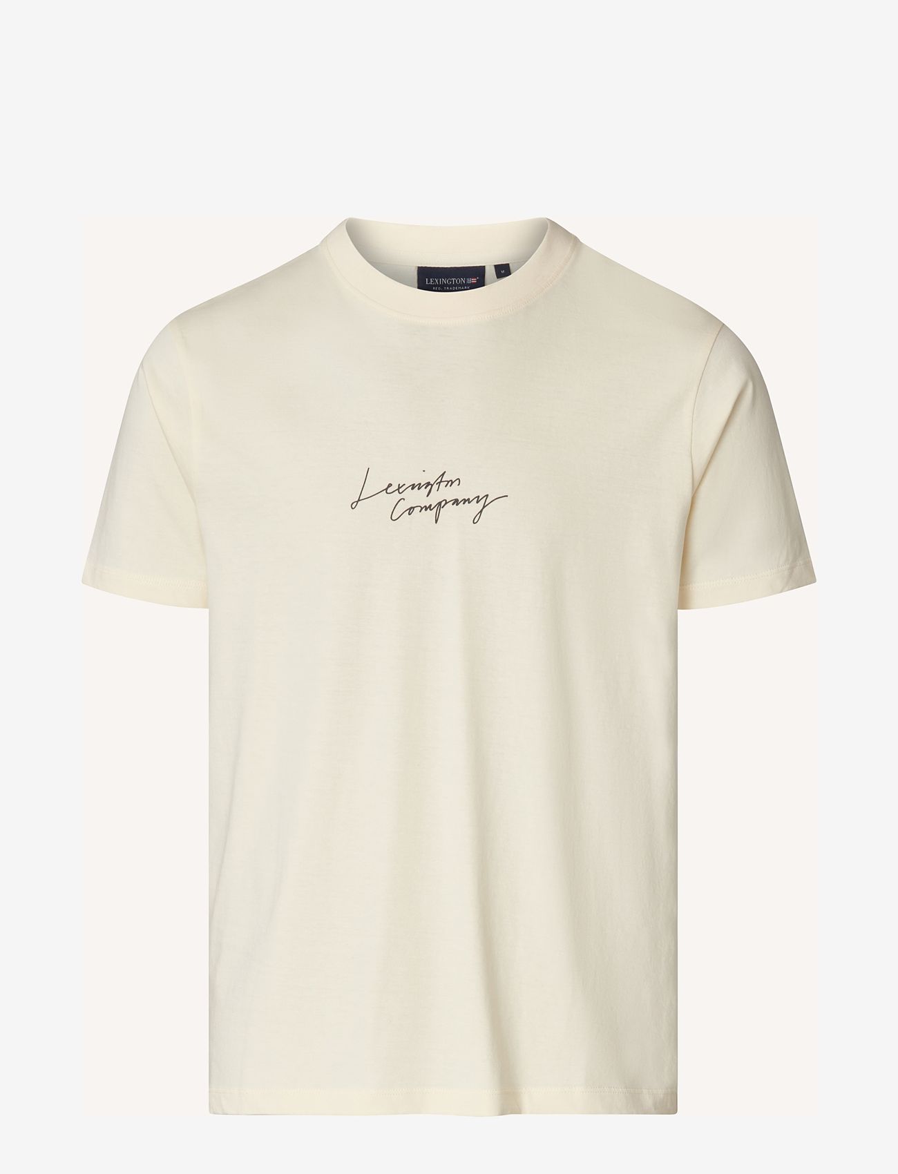 Lexington Clothing - Max Organic Cotton Printed Tee - marškinėliai trumpomis rankovėmis - offwhite - 0