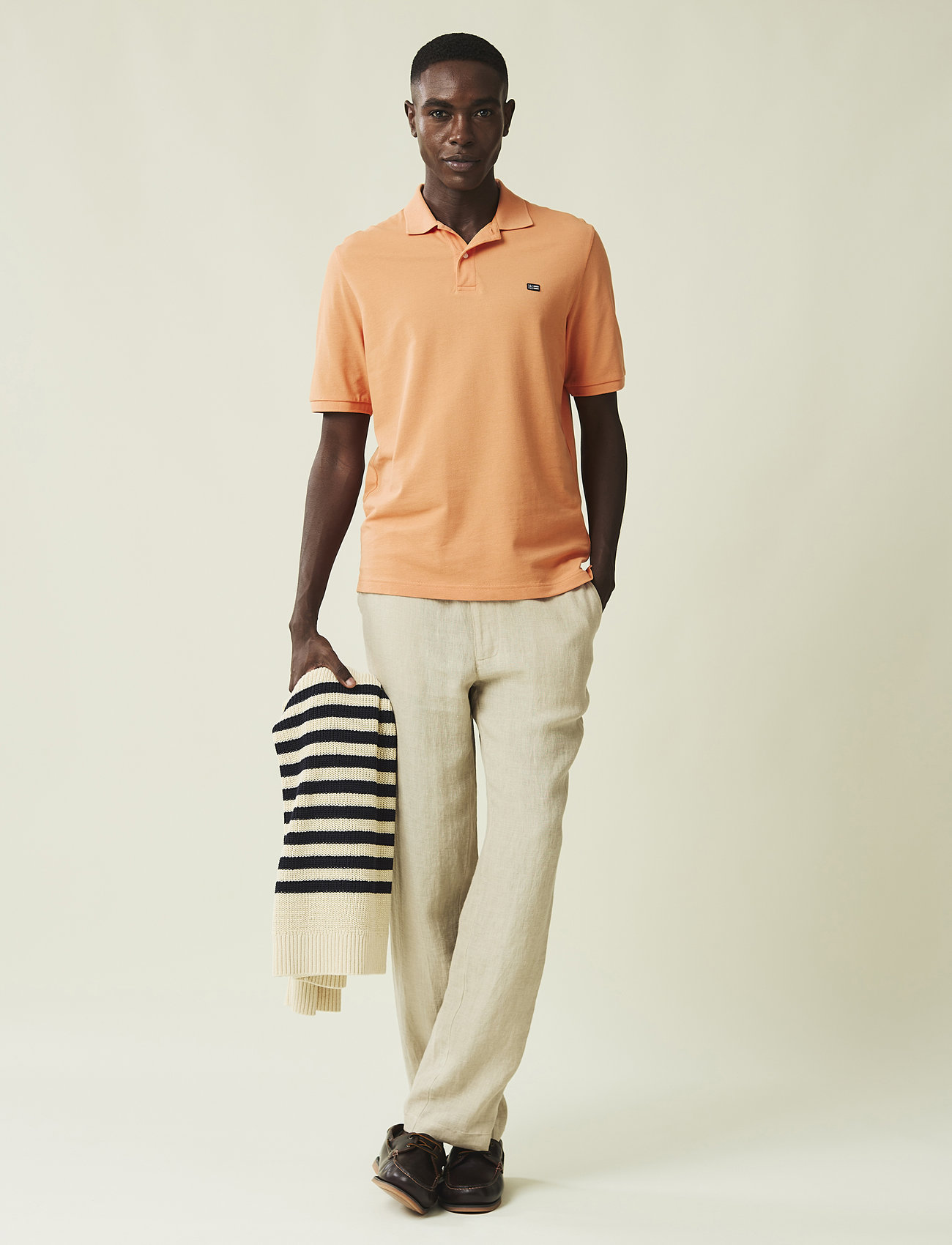 Lexington Clothing - Jeromy Polo Shirt - kortærmede poloer - orange - 1