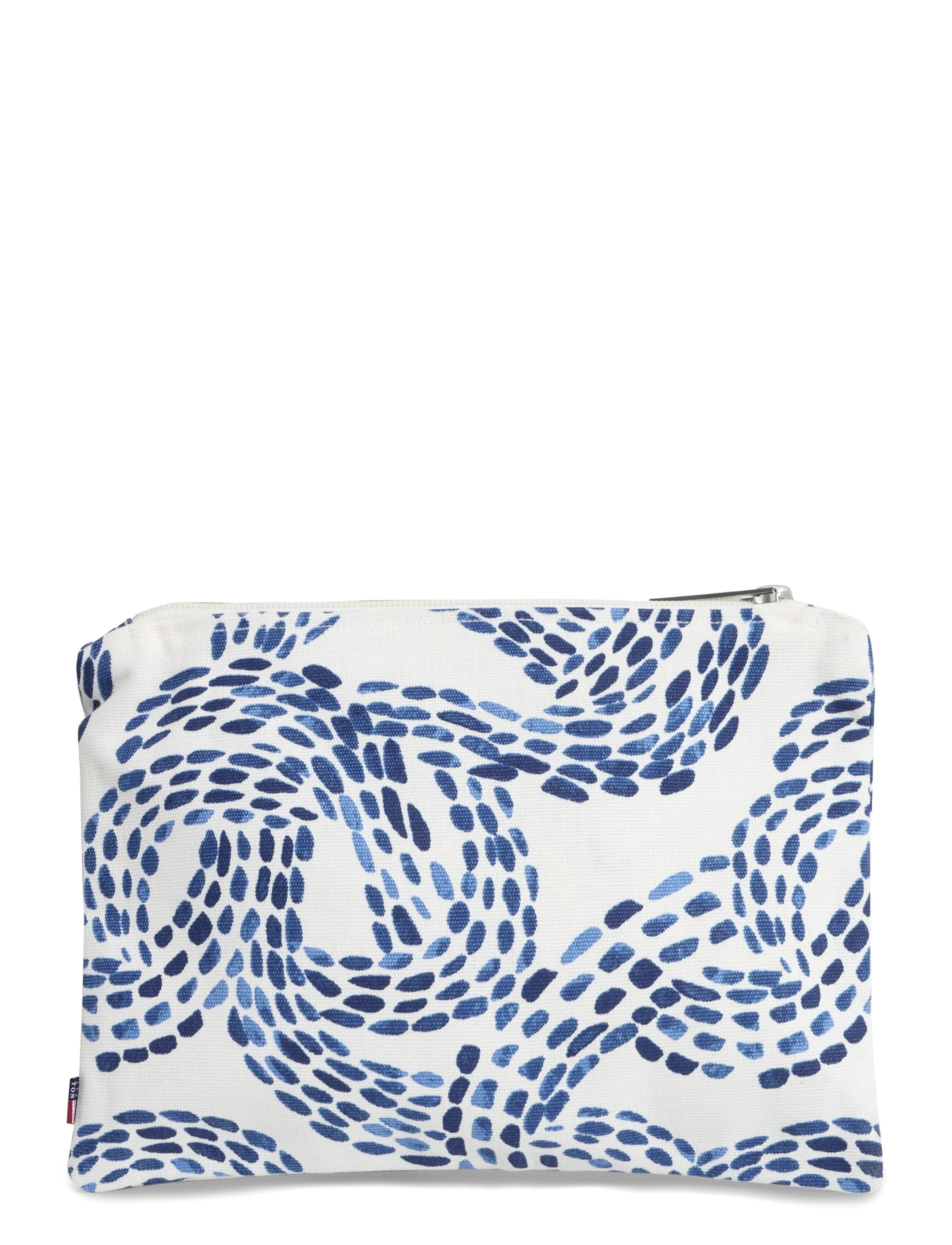 Lexington Clothing - Three Mile Organic Cotton Printed Clutch Bag - peoriided outlet-hindadega - blue print - 1