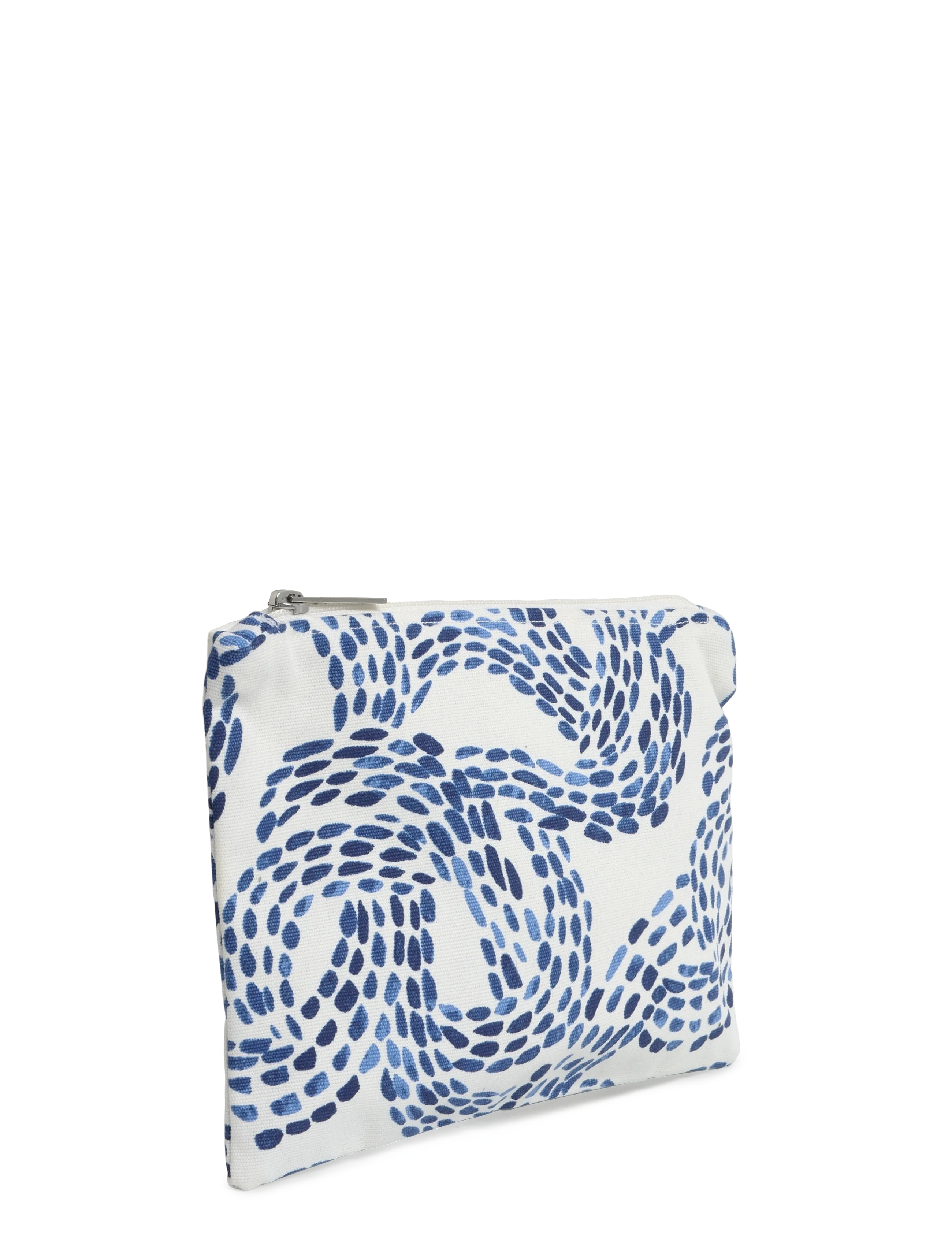 Lexington Clothing - Three Mile Organic Cotton Printed Clutch Bag - peoriided outlet-hindadega - blue print - 2