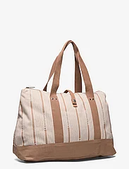 Lexington Clothing - Avenue Organic Cotton Jacquard Weekend Bag - viikonloppulaukut - brown multi stripe - 2