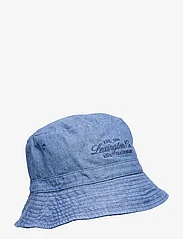 Lexington Clothing - Bridgehampton Denim Bucket Hat - laveste priser - medium blue denim - 0