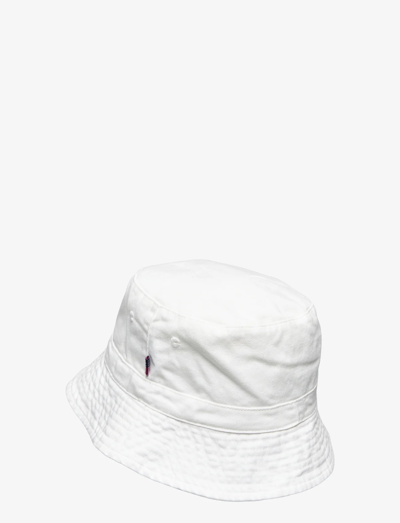 Lexington Clothing - Bridgehampton Washed Cotton Bucket Hat - kibirėlio formos kepurės - white - 1