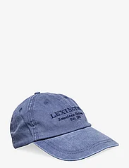 Lexington Clothing - York Washed Cotton Cap - caps - dark blue - 0