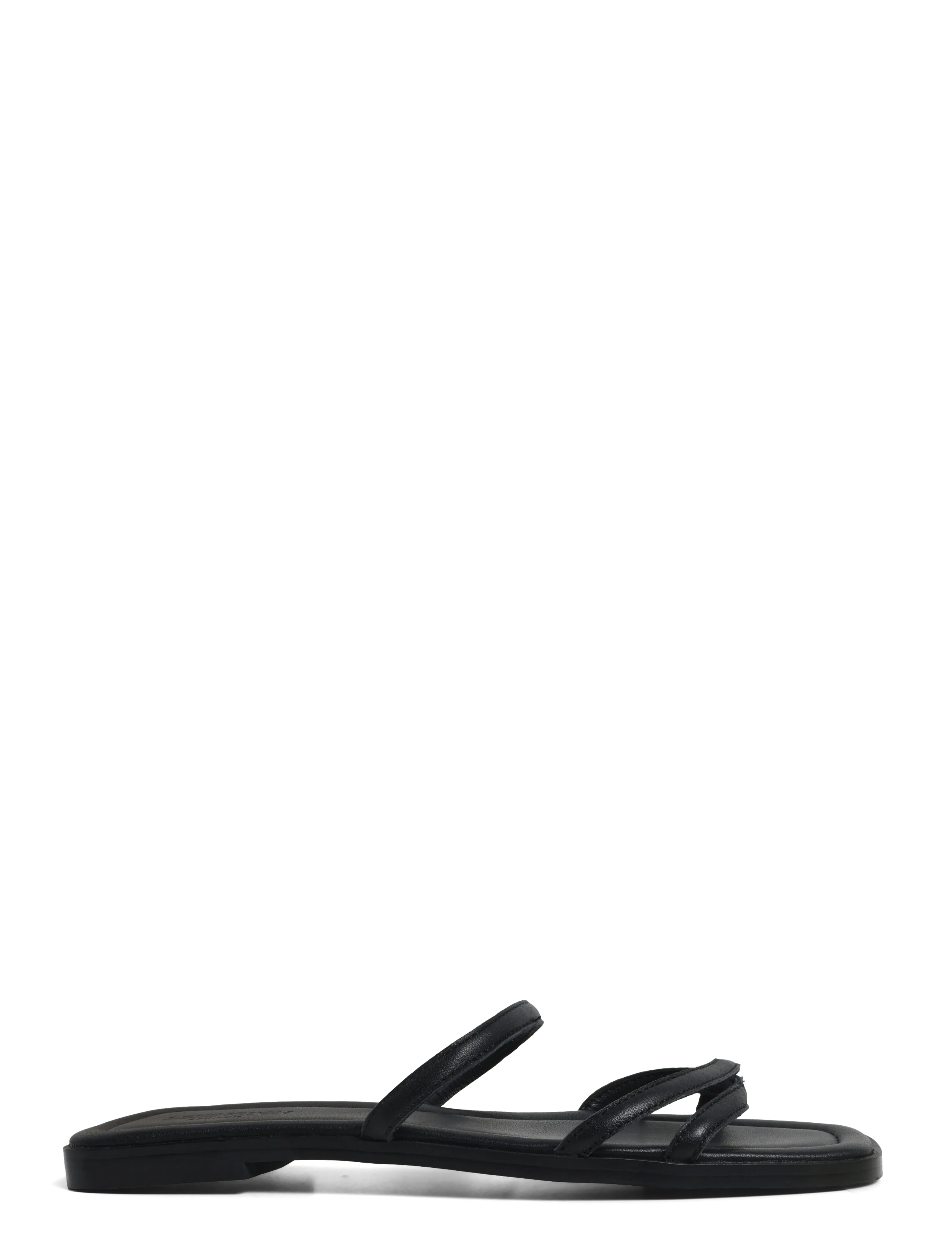 Lexington Clothing - Carolina Leather Slippers - flache pantoletten - black - 2