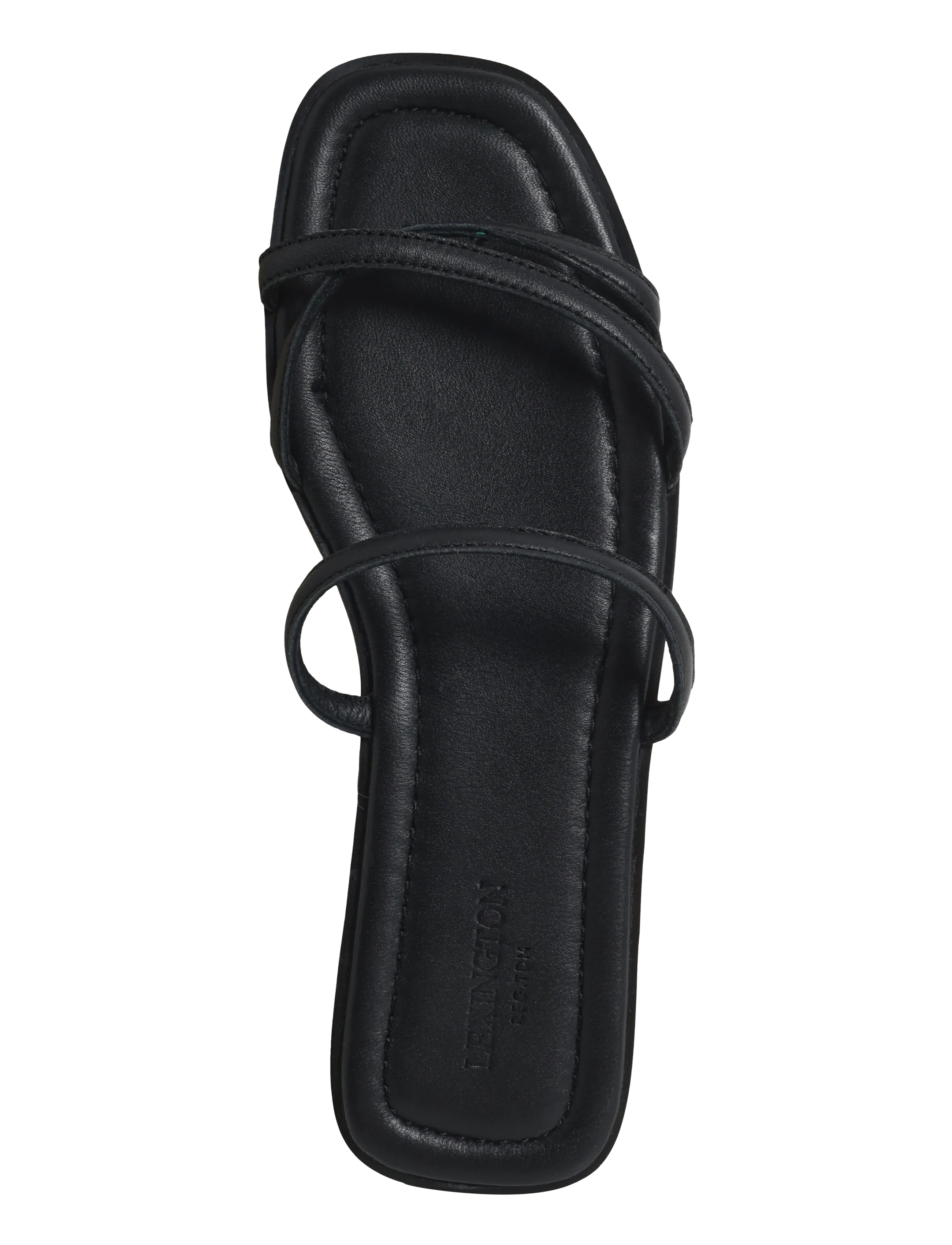 Lexington Clothing - Carolina Leather Slippers - flache pantoletten - black - 3