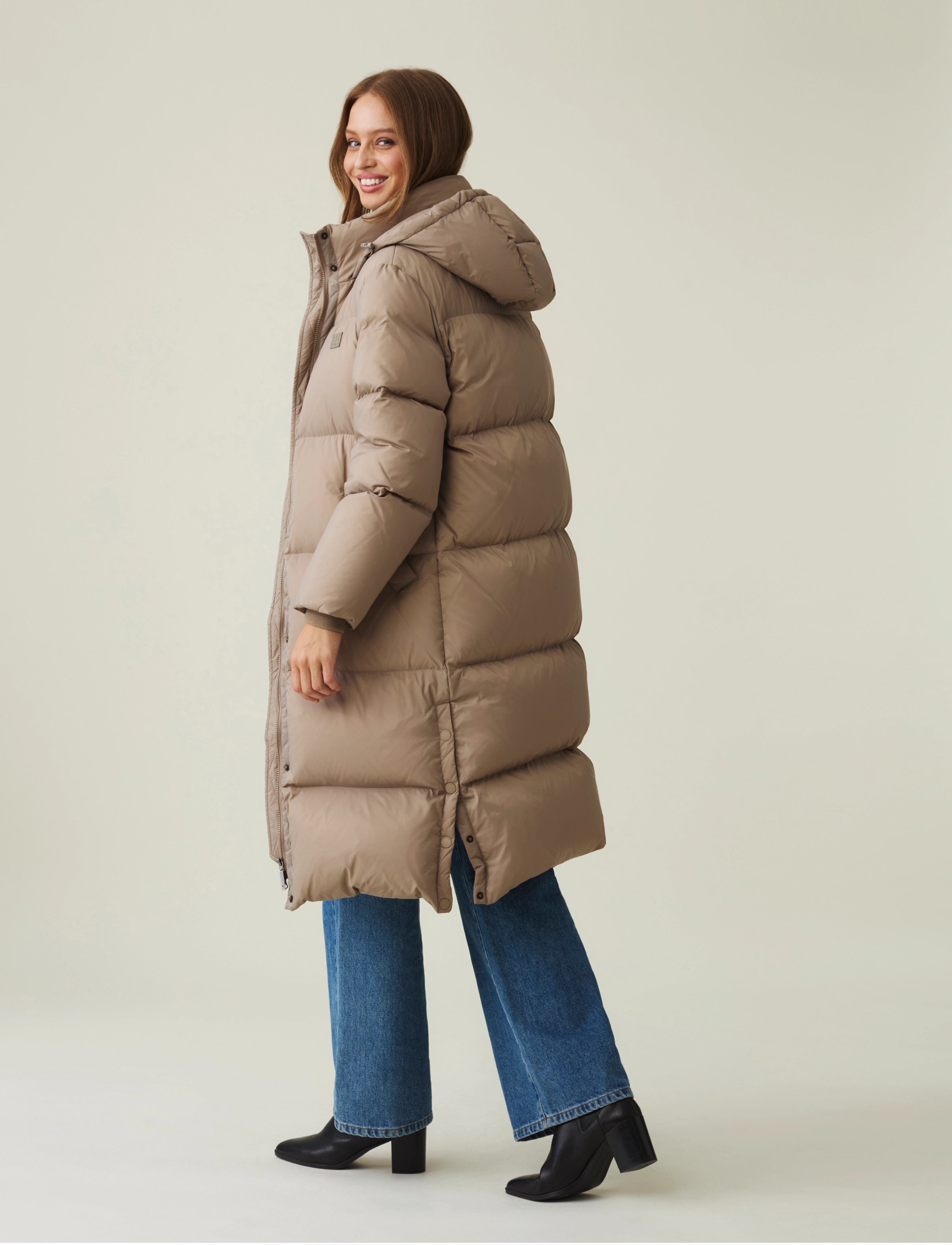 Lexington Clothing - Eden Long Down Parka - beige - 2