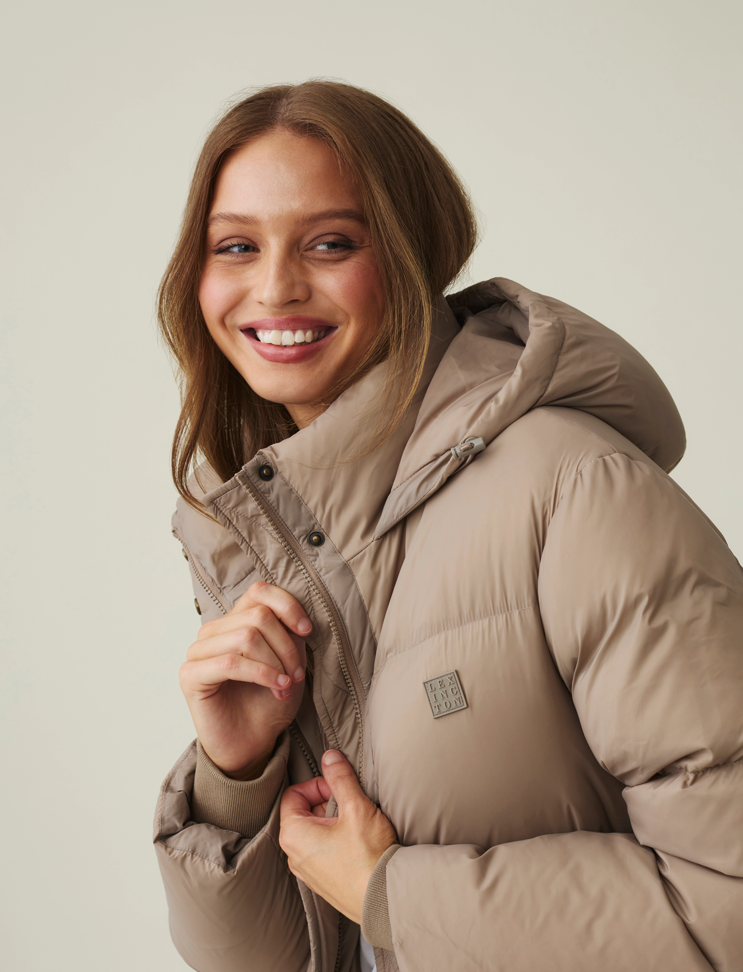 Lexington Clothing - Eden Long Down Parka - beige - 3