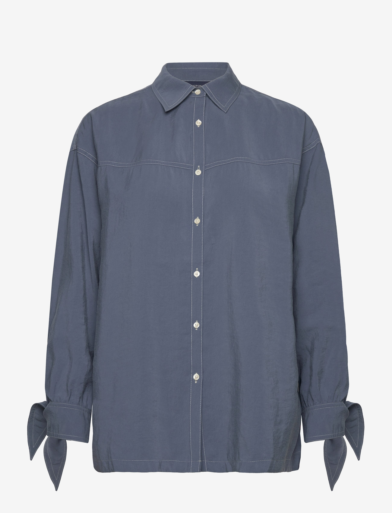 Lexington Clothing - Jessie Blouse - long sleeved blouses - blue - 0