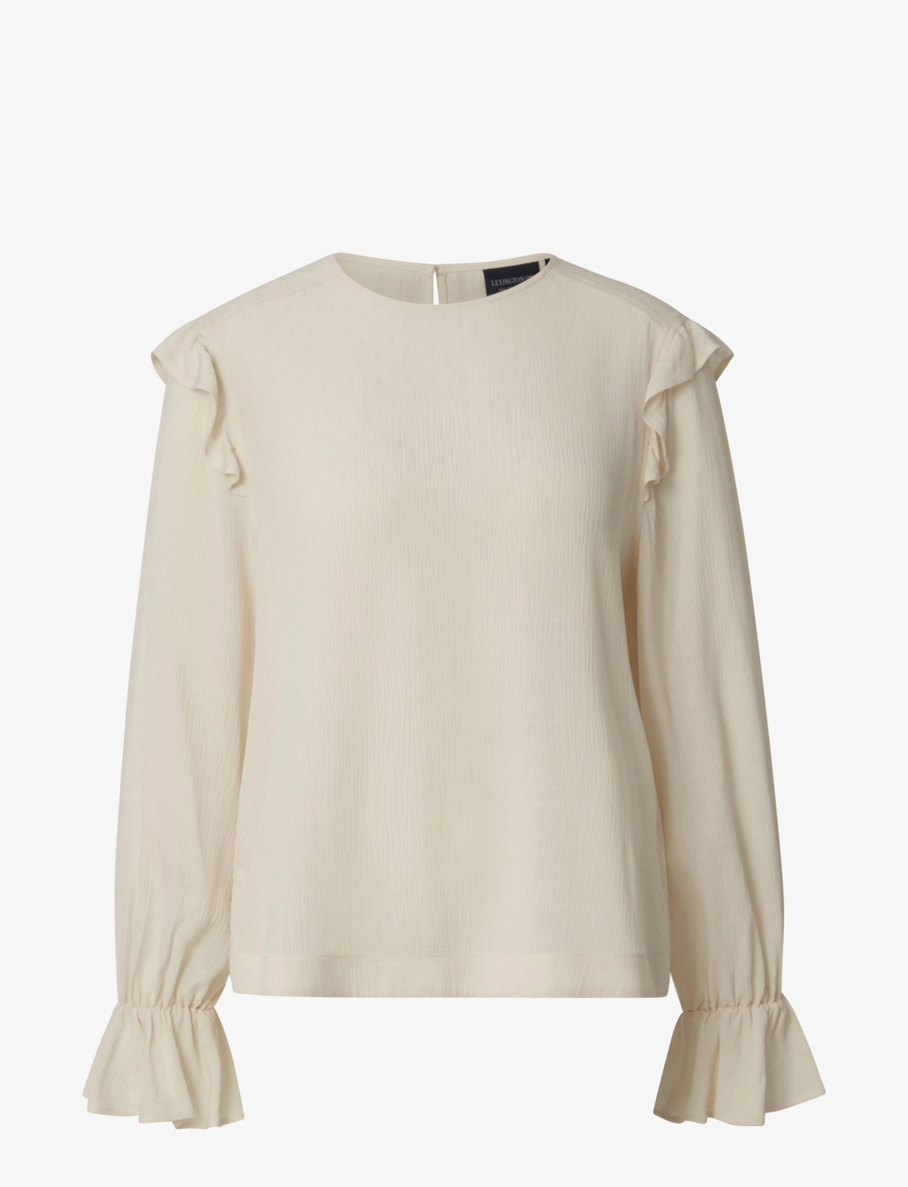 LEXINGTON CLOTHING Carmen Bluse Cream - S - Damen