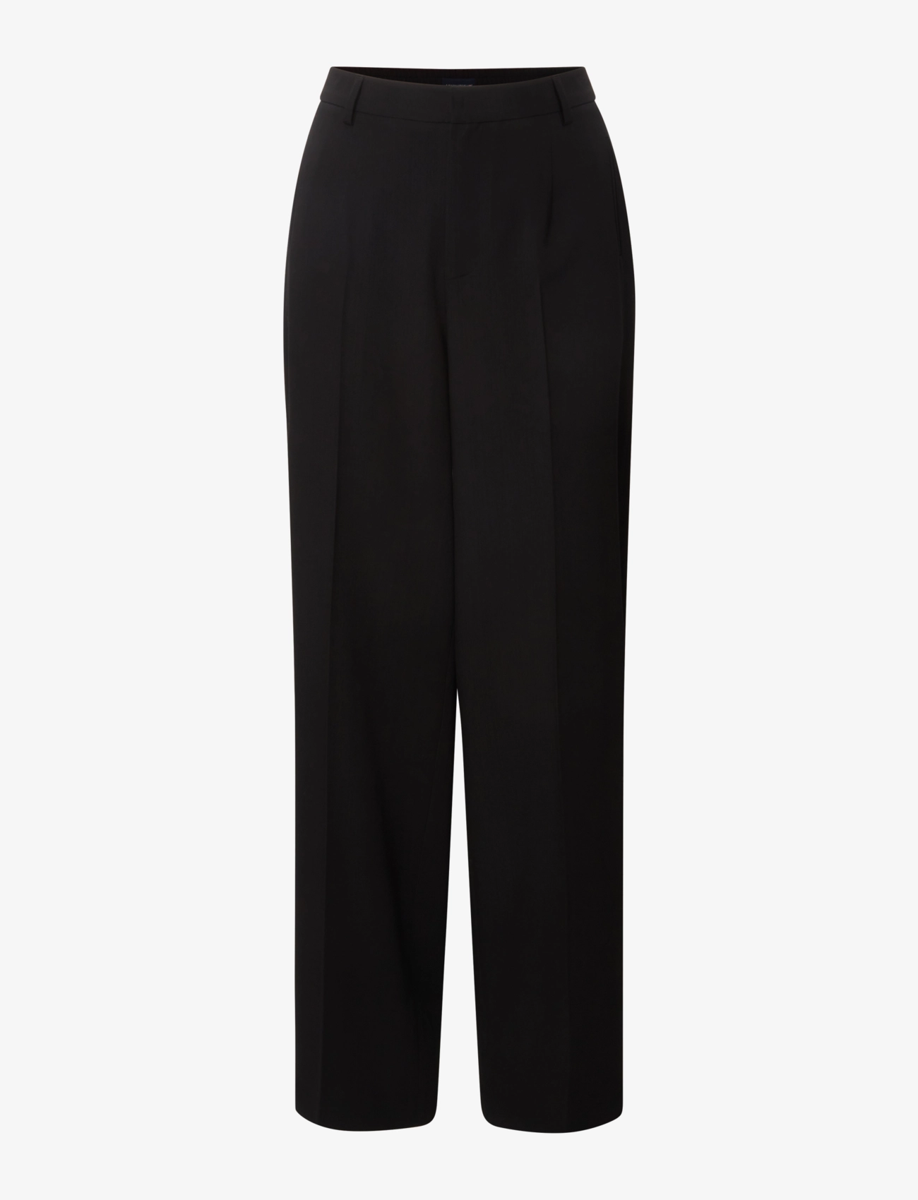 Lexington Clothing Kennedy Tailored Wide Pants - Riided - BLACK / black