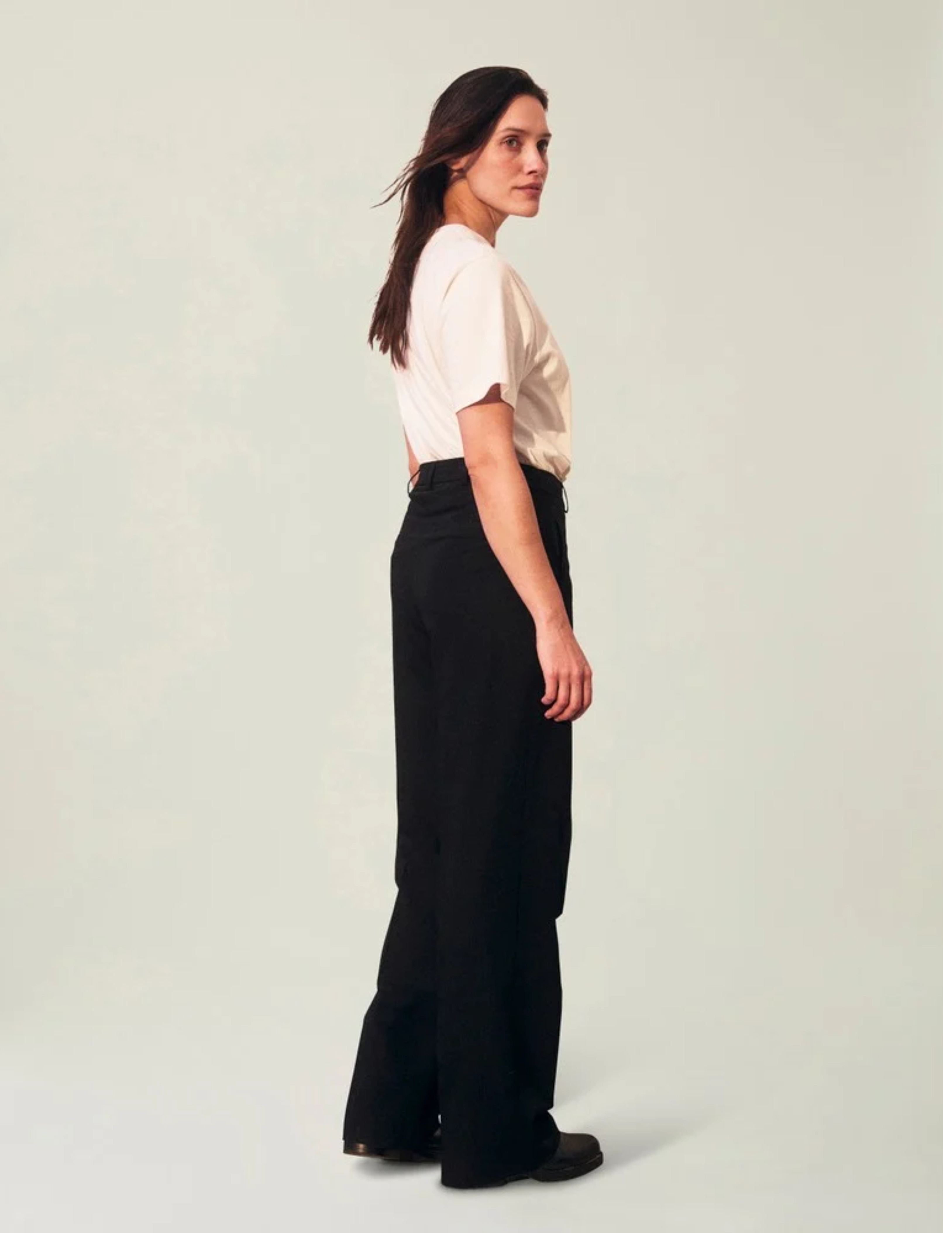 Lexington Clothing - Kennedy Tailored Wide Pants - formell - black - 2